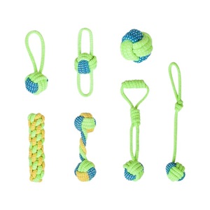 Shengfeng üretici malzemeleri pet pamuk halat playsets diş çıkarma ve diş temizleme pamuk halatlar bite dayanıklı köpek oyuncak - Product Image 1