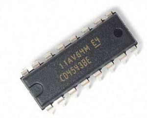 Decodificador/controlador Cd4543be dip 16 al mejor precio. - Product Image 1