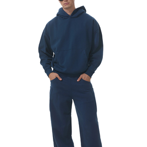 Sudadera con capucha de algodón de gran tamaño OEM jersey de peso pesado unisex logotipo personalizado ropa de calle Sudadera con capucha polar fabricante a granel - Product Image 6