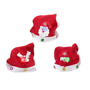 Jintai factory wholesale 2022 trend product fashion design merry christmas led light santa hat <span class=keywords><strong>per</strong></span> <span class=keywords><strong>adulti</strong></span> - Product Image 1
