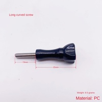 Para accesorios de cámaras deportivas, tornillo largo universal, carcasa impermeable, tornillo de fijación M5, tornillo recto largo, portátil para PC