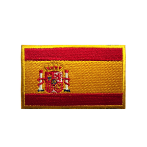 Lot de patchs brodés drapeau français en gros avec velcro, badges drapeaux de pays européens pour vêtements - Product Image 4