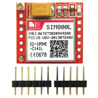 Module RDS Electronics-SIM800L GPRS GSM Carte Micro Sim avec antenne Module GPS