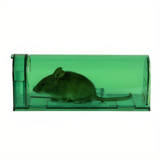 Factory Transparent Reusable Live Catch Smart Tunnel Cage Plastic Humane Mouse Trap