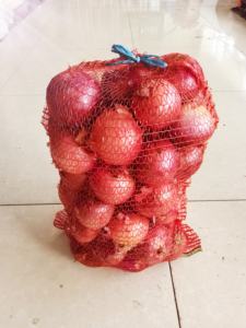 שקיות רשת מפלסטיק אדום 5 ק\\\"ג 10 ק\\\"ג 25 ק\\\"ג 50 ק\\\"ג, שקיות רשת PE מונו לאריזת בצל - Product Image 5