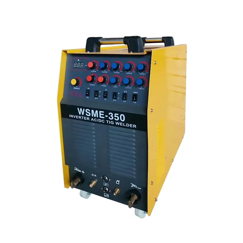 WSME-350 300amp INVERTER frekuensi tinggi, mesin las Tig Ac Dc Tig tugas berat 30 disediakan Inverter Soldadora 380