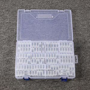 124 की बोतलें प्लास्टिक भंडारण बॉक्स कील कला हीरा पेंटिंग सामान उपकरण मोती कंटेनर बॉक्स गहने हीरा भंडारण बॉक्स - Product Image 3