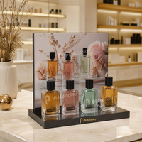 Présentoir à parfums en acrylique personnalisé, support modulaire de luxe pour affiches, organisateur de parfums, présentoir de comptoir pour cosmétiques et maquillage, vente en gros
