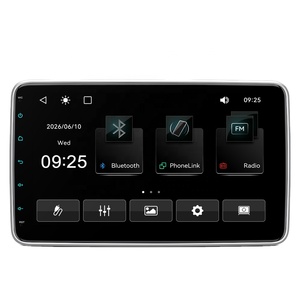 10.1 Inch Universal Single Din Linux Car Stereo With CarPlay Android Auto QLED Display DSP RCA Input Output Radio Chip -XTRONS - Product Image 1