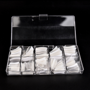 500 faux ongles flexibles en ABS transparents et naturels, sans trace, pour extension d'acrylique et manucure - Product Image 5