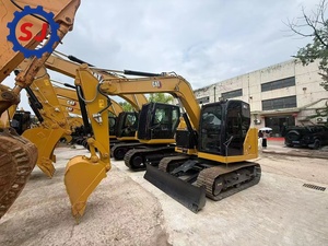 Miniexcavadora hidráulica usada CAT 307.5, excavadora de cadenas de 7 toneladas, pala de segunda mano para construcción - Product Image 2