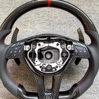 Volant en fibre de carbone pour Mercedes Benz Classe C W204 C63 W212 W218 W207 W172 GLC C63 A45