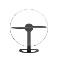 Personalizar Olograma 224 Uds luz LED publicidad holograma pantalla holográfica Led ventilador 3D holograma pantalla escaparate