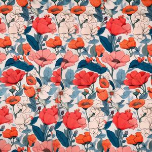 Customized Digital Printed Crepe Fabric Soft Premium Textile Material for Fashion Apparel Clothing Brands and Exporters - Product Image 1