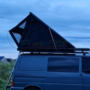 เต็นท์หลังคารถยนต์ 4 ฤดู แบบ X Hinge Camper Tente De Toit โครงอะลูมิเนียม สำหรับรถยนต์  แบบเปลือกแข็ง พร้อมบันได สำหรับตั้งแคมป์ 4 คน - Product Image 5