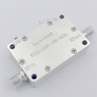 Amplificateur large bande LNA à gain élevé 10 MHz-6 GHz 60 dB, amplificateur à faible bruit pe66 OEM / ODM