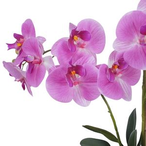 60 см искусственная Орхидея Фаленопсис Орхидея растение в горшке Искусственный цветок для украшения Рождества или Хэллоуина - Product Image 3