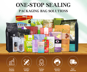 Bolsa de Plástico Transparente con Cierre Ziplock Personalizada de Grado Alimenticio, con Impresión Personalizada y Base Plana - Product Image 5
