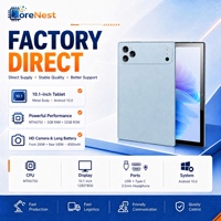 Tablet CoreNest de 10.1 Pulgadas, Android 10, Octa Core MTK6750, 3GB de RAM, 32GB de ROM, 4G LTE, Llamadas, WiFi Dual, Cuerpo Metálico