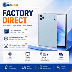 Tablet CoreNest de 10.1 Pulgadas, Android 10, Octa Core MTK6750, 3GB de RAM, 32GB de <span class=keywords><strong>ROM</strong></span>, 4G LTE, Llamadas, WiFi Dual, Cuerpo Metálico - Product Image 1