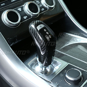 Poignée de levier de vitesses en fibre de carbone véritable pour Land Rover Range Rover Sport 2014 2015 2016 2017 - Product Image 6