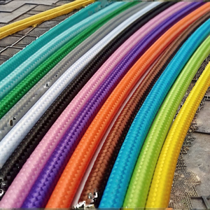 Cable Eléctrico Flexible de Tela con Aislamiento de PVC y Cubierta de Tela, Estilo Vintage, con Conductor de Cobre Trenzado, Clasificación IP20, Temperatura 0-70°C - Product Image 2