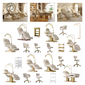 Lettino Estetico di Lusso Madam Center per Salone di Bellezza, Lettino Maca Esttica, Poltrona Cosmetica per Estetista - Product Image 1