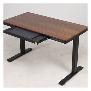 Bàn làm việc bằng gỗ E4(A)-W, bàn nâng hạ điện, có cổng sạc USB Type-C, khung bàn đứng tiện dụng cho văn phòng - Product Image 2
