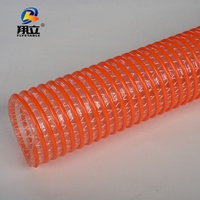 Tuyau d'aspiration/d'évacuation en PVC renforcé en spirale pour pompes, déchets