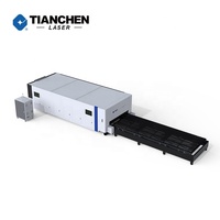 Mesin pemotong Laser 6Kw serat Cnc, mesin pemotong pelat logam 2000X6000 lembar Lazer ukuran