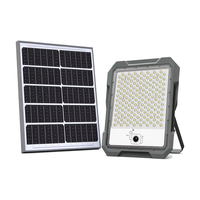Projecteur solaire extérieur avec caméra WIFI 4MP 1440P, étanche IP66, en aluminium moulé sous pression, batterie LiFePO4, détecteur de mouvement, 100W-1200W