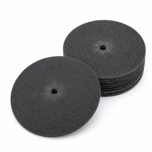 Disque de ponçage professionnel haute résistance pour bordure de sol, 7 pouces, en carbure de silicium, à rainures, pour la restauration du <span class=keywords><strong>parquet</strong></span> et du bois dur - Product Image 1
