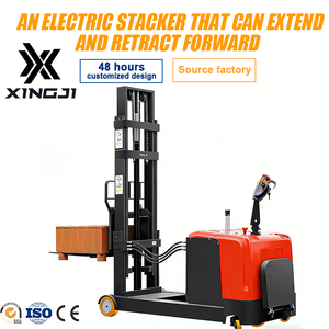 Chariot élévateur hydraulique diesel-électrique 2-7 tonnes avec extensions de fourches pour le levage, le déplacement et le transport de marchandises - Product Image 1