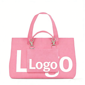 Set di <span class=keywords><strong>Borse</strong></span> a Tracolla in Maglia Jacquard per <span class=keywords><strong>Donna</strong></span>, Grande Capacità, con Logo Personalizzato e Mini Borsa a Tracolla Rimovibile - Product Image 5