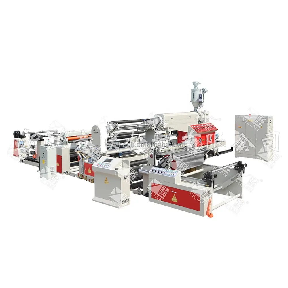 SJFM-1100B High speed PE/PP/Paper Extruder Compounding laminating machine