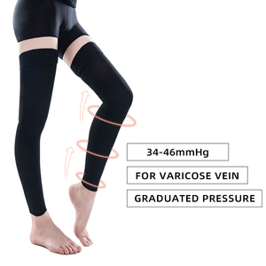 Bas de <span class=keywords><strong>contention</strong></span> élégants pour femmes, au-dessus du genou, antidérapants, <span class=keywords><strong>classe</strong></span> <span class=keywords><strong>2</strong></span>, en Spandex/Nylon, pour les varices - Product Image 3