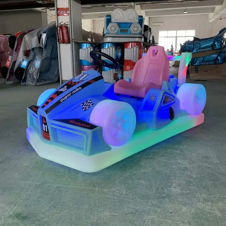 Amusement Park Ride 24V Children's KartCoin-operated Battery Bumper Car Riding Kart For Sale
