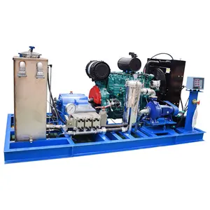 1400bar85LPM20305PSI fuel high pressure water jet equipment Water sandblasting paint high pressure cleaning machine