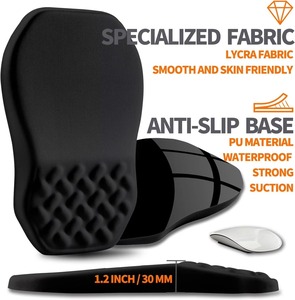 Thoải Mái Tập Trung Bộ Nhớ Bọt Cổ Tay Hỗ Trợ <span class=keywords><strong>Mousepad</strong></span> Với Non-Slip Thiết Kế Tăng Cường Đánh Máy Và Chơi Game - Product Image 6