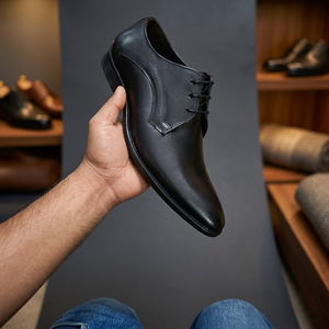 Zapatos Oxford de Vestir para Hombre, Diseño Personalizable, Ecológicos, Negros, con Cordones, Punta en Pico, Ligeros, con Patrón de Piel de Serpiente - Product Image 2
