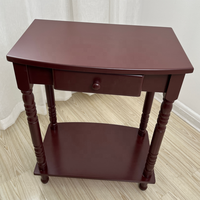 Nizza Stil Vintage Massivholz Schrank Beistell tisch Nachttisch mit Schublade für Schlafzimmer Wohnzimmer