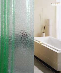 3D Effet Cube D'<span class=keywords><strong>eau</strong></span> <span class=keywords><strong>EVA</strong></span> Imperméable Anti-Bactérien Anti-Moisissure Salle De Bain Rideau De Douche avec 12 crochets En Plastique - Product Image 5