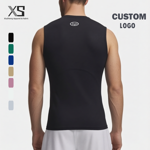 ODM Özel Kaslı Atlet Erkek Koşu Vücut Geliştirme Atleti Hızlı Kuruyan Fitness Atleti Özel Üstler Kolsuz Tişört Atlet <span class=keywords><strong>T</strong></span>-Shirtler - Product Image 2