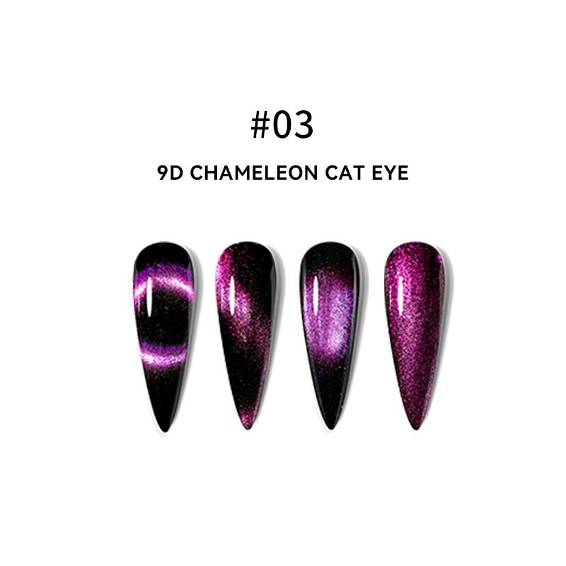 #03 9D œil de chat caméléon
