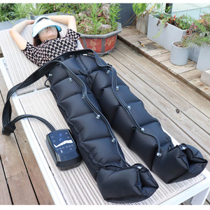 Kabellose Luftkompressions-Beinmassagehose mit 6 Kammern in Bester Qualität, System zur Schnellen Sportregeneration und Reduzierung von Ödemen - Product Image 1