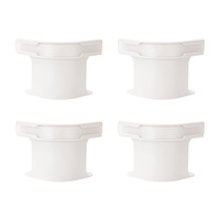 4pcs Heavy-Duty Plastic Bed Sheet Corner Fastener Zumber Lock Strips Grippers Rester ferme sur toutes les tailles de matelas Sheet Holders