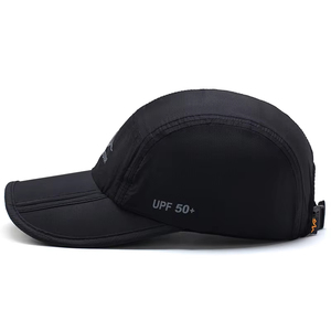 Cappellino da Baseball Sportivo Personalizzato Pieghevole per Arrampicata all'Aperto in Poliestere a 6 Pannelli ad Asciugatura Rapida e Traspirante - Product Image 4