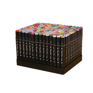 36 -262 Colors Students Writing <b>Alcohols</b> <b>Based</b> <b>Markers</b> Set Permanent Dual Tip Art <b>Markers</b> Pens - Product Image 2