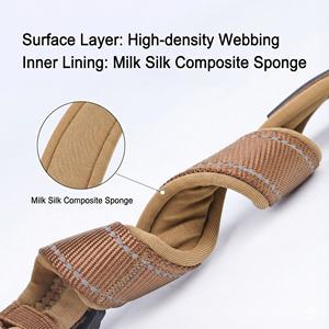 도매 소량 주문 가능 반사 나일론 개 목줄 조절 가능한 패딩 퀵 릴리즈 대형견용 내구성 강한 목줄 - Product Image 4