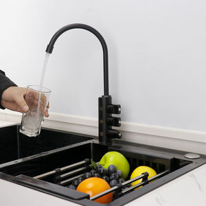 Robinet filtre à <span class=keywords><strong>eau</strong></span> gazeuse à 3 voies Refroidisseur d'<span class=keywords><strong>eau</strong></span> <span class=keywords><strong>alcaline</strong></span> 3-en-1 Robinet mitigeur d'évier de cuisine - Product Image 3